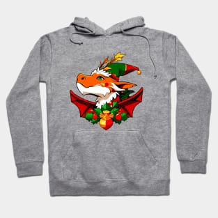 christmas dragon Hoodie